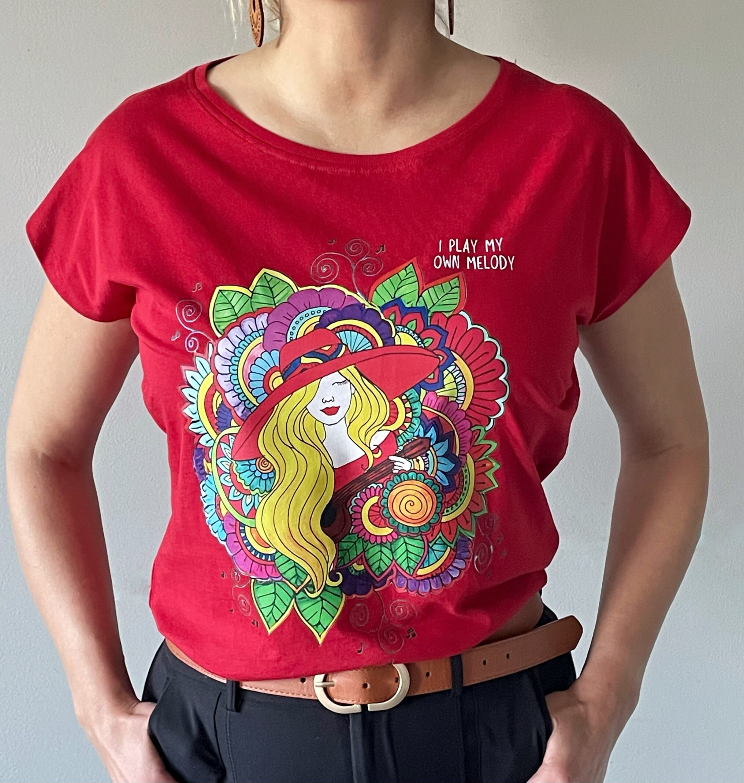 I play my own melody CZERWONA (L)